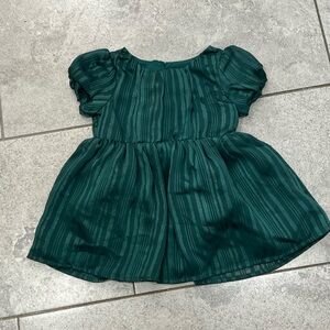 Like New- 18 Month Green Dress